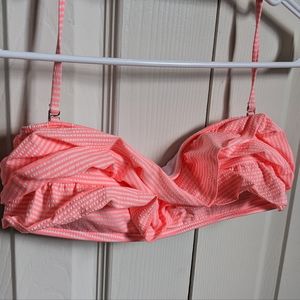 Ruffle bandeau bikini